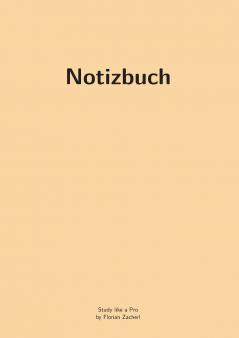 Pro-Notizbuch (beige)