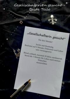 Gesellschafterin gesucht - Beide Teile