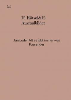 12 Rätsel&12 Ausmalbilder