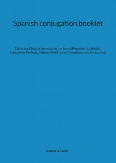 Spanish conjugation booklet