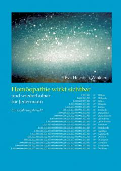 Homöopathie wirkt sichtbar und wiederholbar für Jedermann