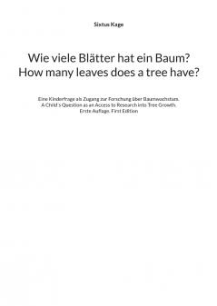 Wie viele Blätter hat ein Baum? How many leaves does a tree have?