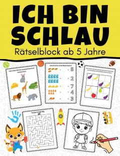 Ich bin schlau - Rätselblock ab 5 Jahre