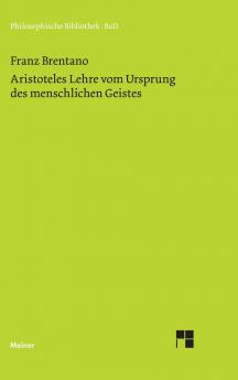 Aristoteles Lehre vom Ursprung des menschlichen Geistes