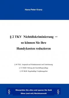 §2 TKV Nichtdiskriminierung- So können Sie Ihre Handykosten reduzieren