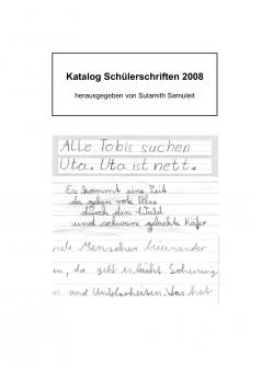 Katalog Schülerschriften 2008