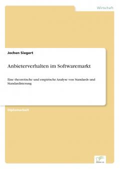 Anbieterverhalten im Softwaremarkt