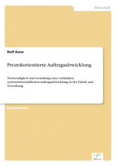 Prozeßorientierte Auftragsabwicklung