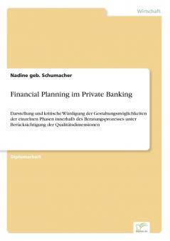 Financial Planning im Private Banking