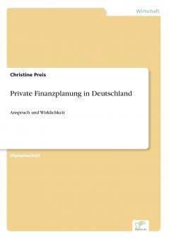 Private Finanzplanung in Deutschland