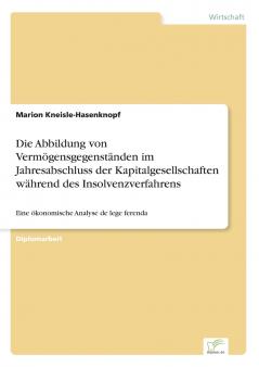 Die Abbildung von Vermögensgegenständen im Jahresabschluss der Kapitalgesellschaften während des Insolvenzverfahrens