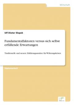 Fundamentalfaktoren versus sich selbst erfüllende Erwartungen