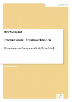 Internationale Direktinvestitionen