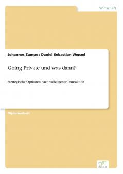 Going Private und was dann?