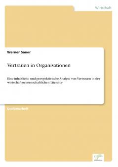 Vertrauen in Organisationen
