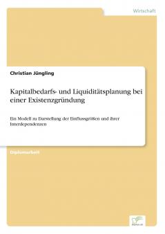 Kapitalbedarfs- und Liquiditätsplanung bei einer Existenzgründung