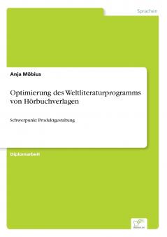 Optimierung des Weltliteraturprogramms von Hörbuchverlagen
