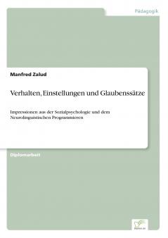 Verhalten Einstellungen und Glaubenssätze