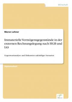 Immaterielle Vermögensgegenstände in der externen Rechnungslegung nach HGB und IAS