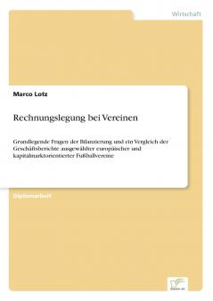 Rechnungslegung bei Vereinen