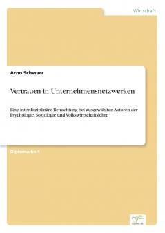 Vertrauen in Unternehmensnetzwerken