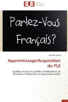 Apprentissage/acquisition du fle