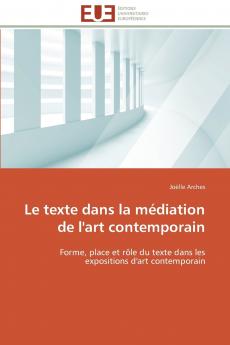 Le texte dans la médiation de l'art contemporain
