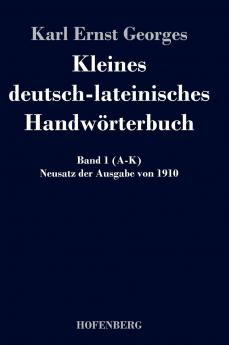 Kleines deutsch-lateinisches Handw��rterbuch