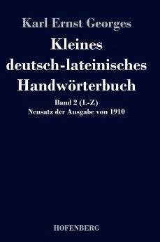Kleines deutsch-lateinisches Handw��rterbuch