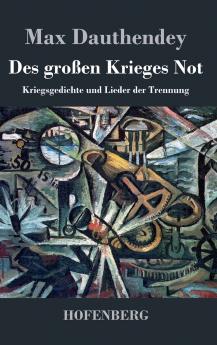 Des gro��en Krieges Not
