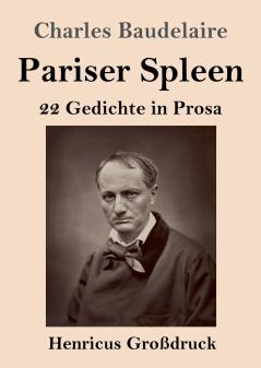 Pariser Spleen (Gro��druck)