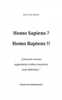 Homo Sapiens? Homo Rapiens!!