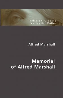 Memorial of Alfred Marshall
