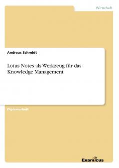 Lotus Notes als Werkzeug für das Knowledge Management