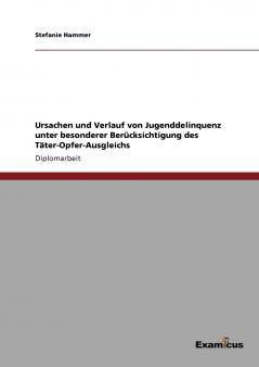 Ursachen und Verlauf von Jugenddelinquenz unter besonderer Berücksichtigung des Täter-Opfer-Ausgleichs