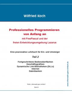 Professionelles Programmieren von Anfang an  (Teil 2)
