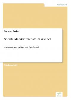 Soziale Marktwirtschaft im Wandel