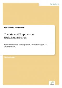 Theorie und Empirie von Spekulationsblasen