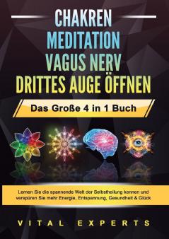 CHAKREN | MEDITATION | VAGUS NERV | DRITTES AUGE ÖFFNEN - Das Große 4 in 1 Buch