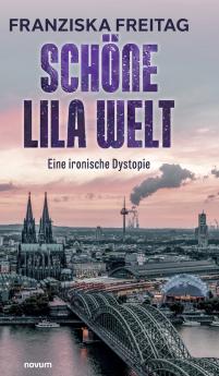 Schöne lila Welt