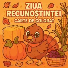 Ziua Recunoștinței - Carte de Colorat
