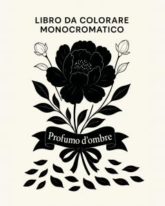 Libro da colorare monocromatico - Profumo d'ombre
