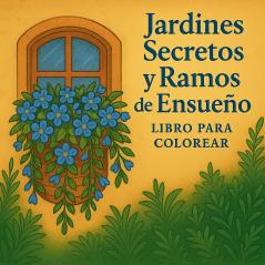 Jardines Secretos y Ramos de Ensueño lLibro para colorear