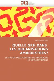 Quelle grh dans   les organisations  ambidextres?
