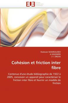 Cohésion et friction inter fibre