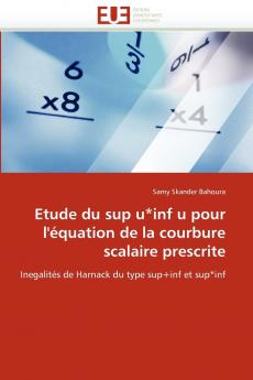 Etude du sup u*inf u pour l''équation de la courbure scalaire prescrite