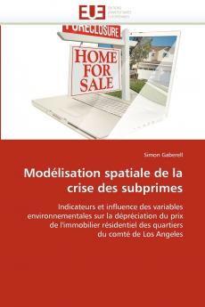 Modélisation spatiale de la crise des subprimes