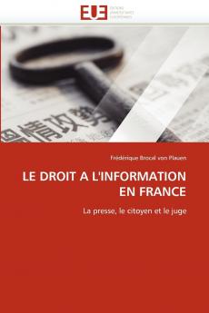 Le droit a l''information en france