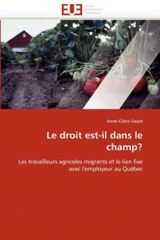 Le droit est-il dans le champ?