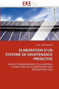 Elaboration d''un systeme de maintenance predictive